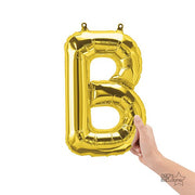 Northstar 16 inch LETTER B - NORTHSTAR - GOLD (AIR-FILL ONLY) Foil Balloon 00568-01-N-P