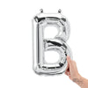 Northstar 16 inch LETTER B - NORTHSTAR - SILVER (AIR-FILL ONLY) Foil Balloon 00480-01-N-P