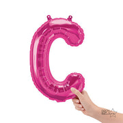 Northstar 16 inch LETTER C - NORTHSTAR - MAGENTA (AIR-FILL ONLY) Foil Balloon 00507-01-N-P