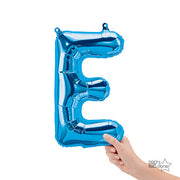 Northstar 16 inch LETTER E - NORTHSTAR - BLUE (AIR-FILL ONLY) Foil Balloon 00535-01-N-P