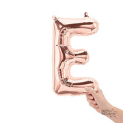Northstar 16 inch LETTER E - NORTHSTAR - ROSE GOLD (AIR-FILL ONLY) Foil Balloon 01341-01-N-P