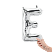 Northstar 16 inch LETTER E - NORTHSTAR - SILVER (AIR-FILL ONLY) Foil Balloon 00483-01-N-P
