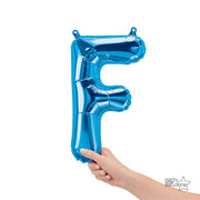 Northstar 16 inch LETTER F - NORTHSTAR - BLUE (AIR-FILL ONLY) Foil Balloon 00536-01-N-P