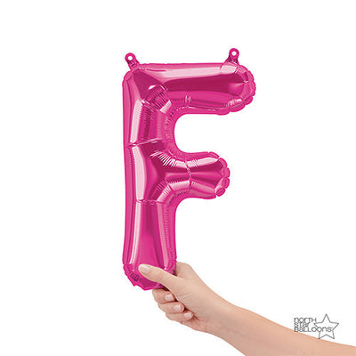 Northstar 16 inch LETTER F - NORTHSTAR - MAGENTA (AIR-FILL ONLY) Foil Balloon 00510-01-N-P