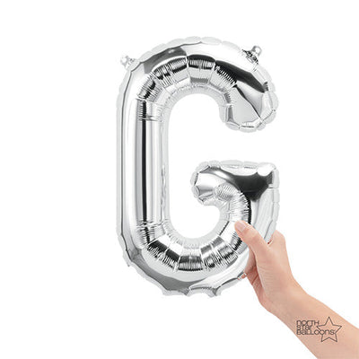 Northstar 16 inch LETTER G - NORTHSTAR - SILVER (AIR-FILL ONLY) Foil Balloon 00485-01-N-P