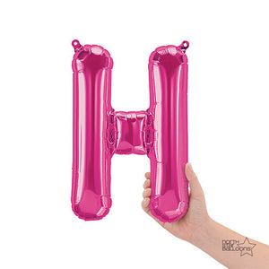 Northstar 16 inch LETTER H - NORTHSTAR - MAGENTA (AIR-FILL ONLY) Foil Balloon 00512-01-N-P