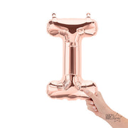 Northstar 16 inch LETTER I - NORTHSTAR - ROSE GOLD (AIR-FILL ONLY) Foil Balloon 01345-01-N-P