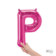 Northstar 16 inch LETTER P - NORTHSTAR - MAGENTA (AIR-FILL ONLY) Foil Balloon 00520-01-N-P