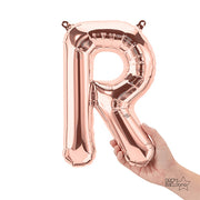 Northstar 16 inch LETTER R - NORTHSTAR - ROSE GOLD (AIR-FILL ONLY) Foil Balloon 01354-01-N-P