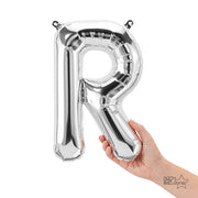 Northstar 16 inch LETTER R - NORTHSTAR - SILVER (AIR-FILL ONLY) Foil Balloon 00496-01-N-P