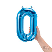 Northstar 16 inch NUMBER 0 - NORTHSTAR - BLUE (AIR -FILL ONLY) Foil Balloon 00452-01-N-P