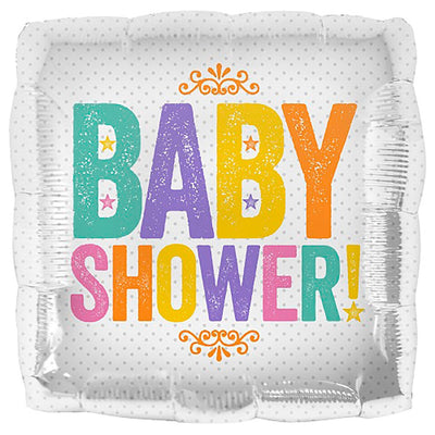 Northstar 18 inch BABY SHOWER BLOCK LETTERS Foil Balloon 01036-01-N-P