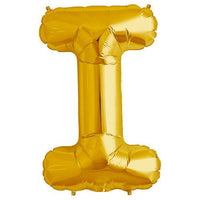 Northstar 34 inch LETTER I - NORTHSTAR - GOLD Foil Balloon 00256-256-N-P