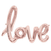 Northstar 40 inch LOVE SCRIPT - ROSE GOLD (AIR-FILL ONLY) Foil Balloon 01287-01-N-P