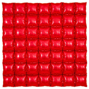 Oaktree 36 inch WAFFLE PANEL - RED Foil Balloon 609310-O-P