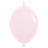 Betallatex / Sempertex 12 inch SEMPERTEX LINK-O-LOON PASTEL MATTE PINK Latex Balloons 54174-B