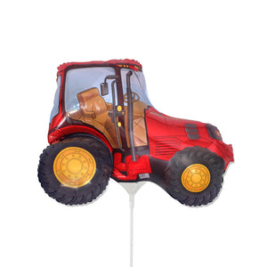Party Brands 12 inch TRACTOR - RED (AIR-FILL ONLY) Foil Balloon 323733-PB-U