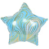Party Brands 18 inch AGATE STAR - BLUE & GOLD Foil Balloon 10126-PB-U