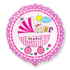 Party Brands 18 inch BABY BUGGY GIRL Foil Balloon LAB193-FM