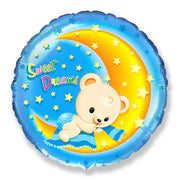 Party Brands 18 inch BEAR SWEET DREAMS (SWEET DREAMS BEAR) Foil Balloon LAB175-FM