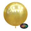 Party Brands 18 inch GEMS BALLOON - BRIGHT GOLD (5 PK) Plastic Balloon 00862-GB-P