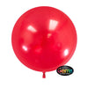 LA Balloons 18 inch GEMS BALLOON - CHERRY RED (5 PK) Plastic Balloon 00836-GB-P