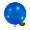 Party Brands 18 inch GEMS BALLOON - ROYAL BLUE (5 PK) Plastic Balloon 00839-GB-P