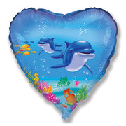 Party Brands 18 inch HAPPY DOLPHIN Foil Balloon LAB133-FM