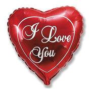 Party Brands 18 inch I LOVE YOU RED Foil Balloon LAB100-FM