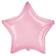 Party Brands 18 inch STAR - PASTEL PINK Foil Balloon 304138-PB-U