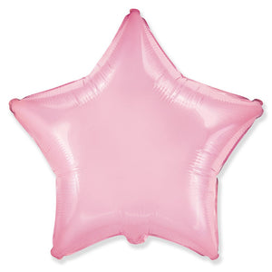 Party Brands 18 inch STAR - PASTEL PINK Foil Balloon 304138-PB-U