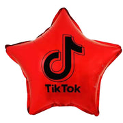 Party Brands 18 inch TIKTOK STAR - RED Foil Balloon 10096-PB-U