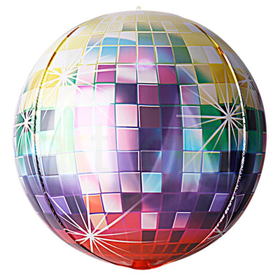 Retro Roller Disco Foil Balloon Mix, Rainbow (Set of 4) – Boom