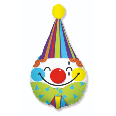 Party Brands 28 inch CLOWN HEAD Foil Balloon 311808-FM-U