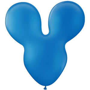 Party Brands 28 inch MOUSEHEAD - DARK BLUE Latex Balloons 10158-PB