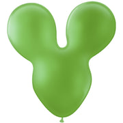Party Brands 28 inch MOUSEHEAD - GREEN Latex Balloons 10165-PB