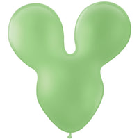 Party Brands 28 inch MOUSEHEAD - LIME GREEN Latex Balloons 10164-PB