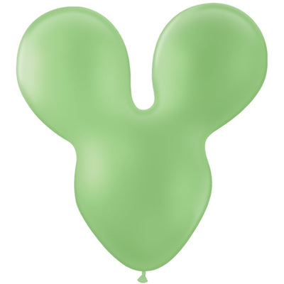 Party Brands 28 inch MOUSEHEAD - LIME GREEN Latex Balloons 10164-PB
