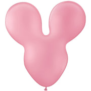 Party Brands 28 inch MOUSEHEAD - PINK Latex Balloons 10160-PB