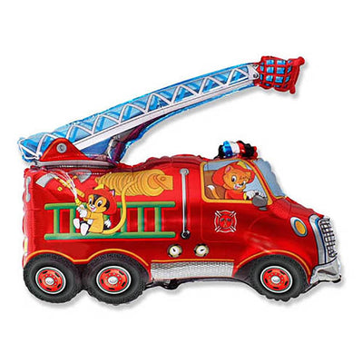 Party Brands 31 inch FIRE TRUCK Foil Balloon LAB305-FM