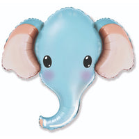 Party Brands 32 inch ELEPHANT - BLUE Foil Balloon 311471B-FM-U