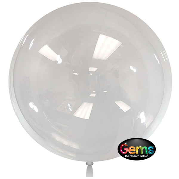 Party Brands 36 inch GEMS BALLOON - CLEAR (2 PK) Plastic Balloon 00860-GB-P