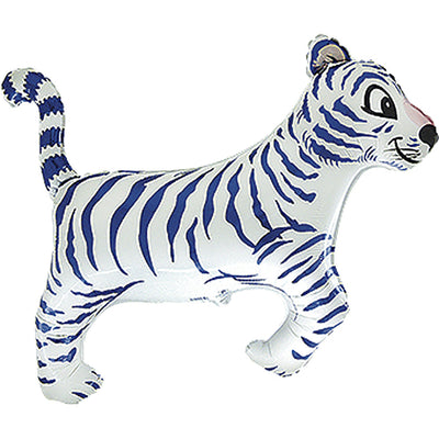 Party Brands 36 inch TIGER WHITE Foil Balloon LAB616-FM