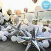 Party Brands 39 inch 3D STAR-BURST - METALLIC MAGENTA (AIR-FILL ONLY) Foil Balloon 10174-PB-P