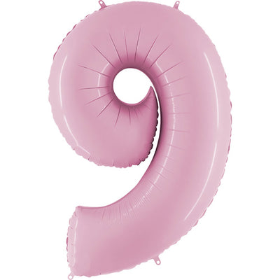 Party Brands 40 inch NUMBER 9 - PINK Foil Balloon 16684-G-U