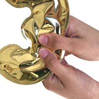 Party Brands 7 inch SELF-INFLATING NUMBER 1 - GOLD Foil Balloon 00871-PB-P