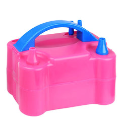 ELECTRIC 2 NOZZLE BALLOON PUMP - PINK 600W