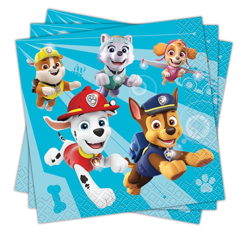 PAW PATROL BEVERAGE NAPKINS (16 PK)