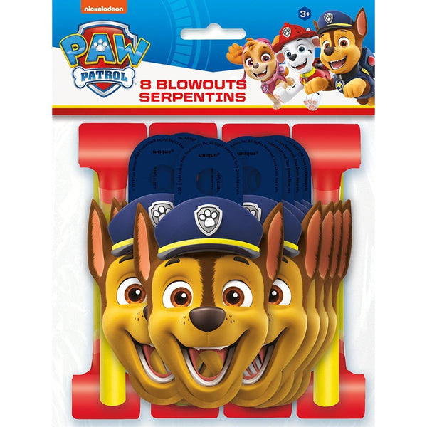 PAW PATROL BLOWOUTS (8 PK) - LA Balloons
