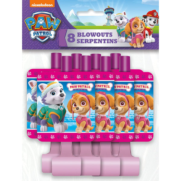 PAW PATROL GIRL BLOWOUTS (8 PK) - LA Balloons